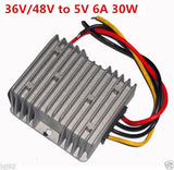Waterproof Converter Regulator Step Down Power Supply 36V/48V to 5V 6A 30W