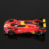 1:64 Bburago Ferrari 499P LMH Diecast Model Super Car w/ Dust Cover Toy Gift
