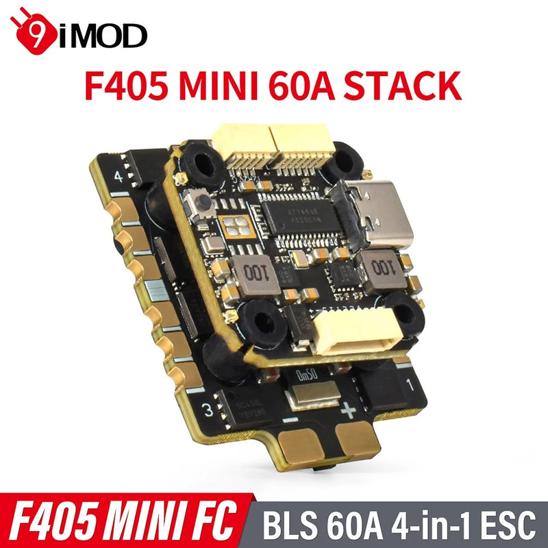 9IMOD MINI F405 Flight Stack FC 60A ESC For RC 7-10inch FPV Racing Drone