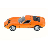 5390. 5 inch Lamborghini Miura P400 1/34 Scale Diecast Model by Kinsmart - ORANG