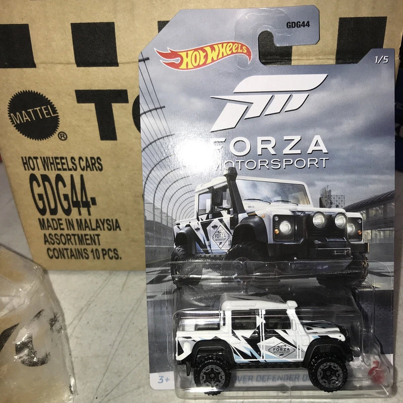 2021 HOT WHEELS WALMART FORZA MOTORSPORT SERIES LAND ROVER DEFENDER DOUBLE CAB