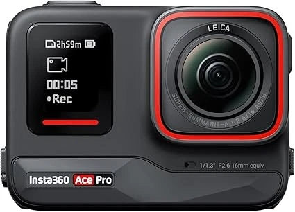 Insta360 Ace Pro Standard Pocket Action Camera Black 4K 120fps 2.4 inch