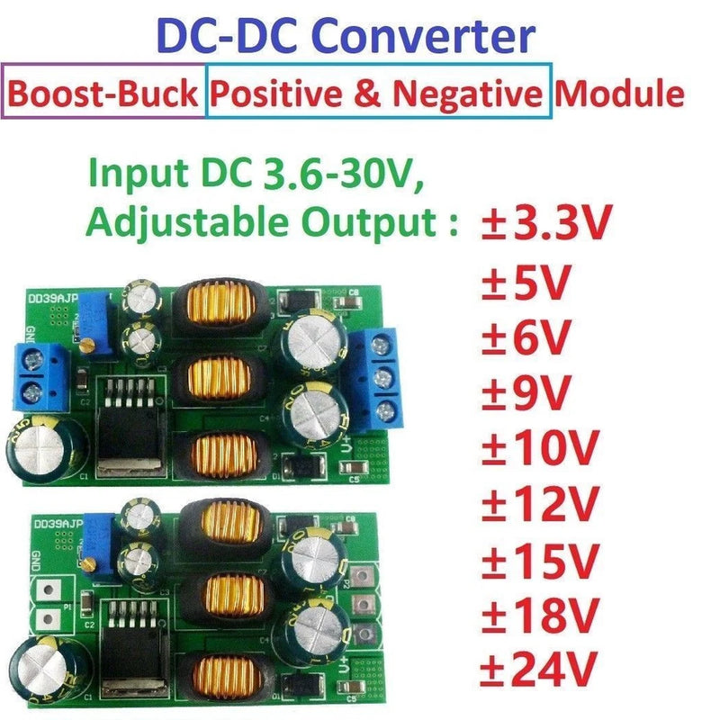 +-5V 6V 9V 10V 12V 15V 24V Positive & Negative Dual DC DC Boost-Buck Converter
