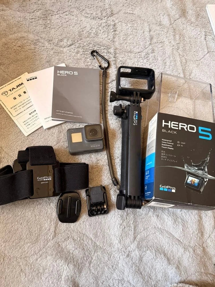 GoPro Hero 5 Black 4K Ultra HD Action Camera 12MP Waterproof Wi-Fi GPS Video