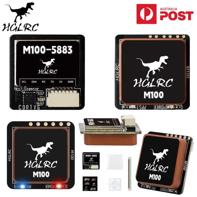 HGLRC M100-5883 GPS Module QMC 5883 Compass For RC FPV Racing Fixed Wing Drone