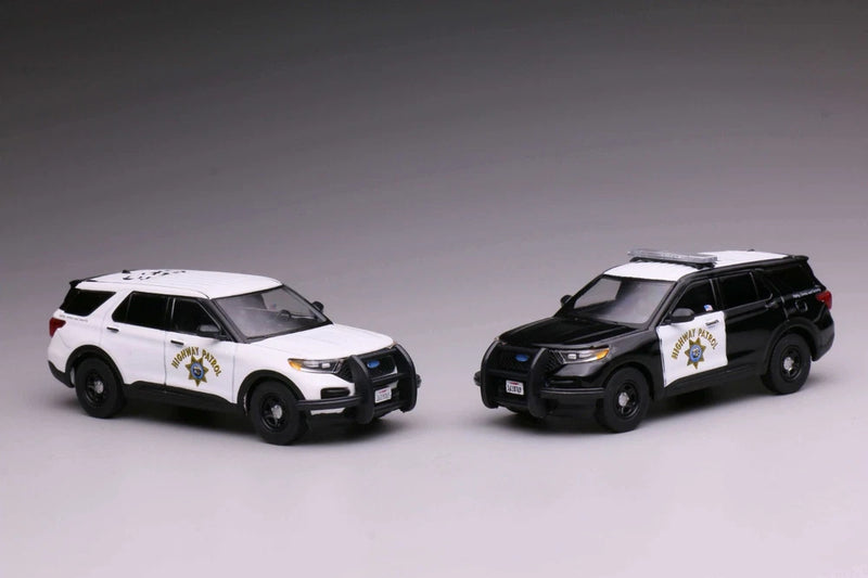 596 model 1:64  CHP High-Speed Patrol Alloy Car Model Diecast Collect Car