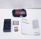 Fujifilm FinePix XP200 Waterproof Digital Camera 16.4MP - Tested & Working