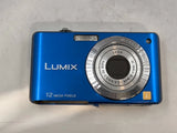 Panasonic Lumix DMC-FS15 12MP Camera For Parts Blue