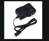 Fast charger power adapter with cable and two-prong plug