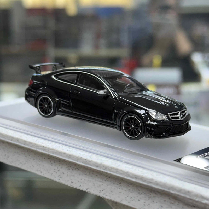 1:64 C63 Coupe Black Series Diecast Alloy Model Car Collectible Gift