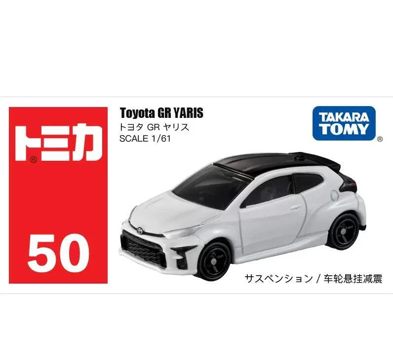 Takara Tomy Tomica 50 TOYOTA GR YARIS Metal Diecast Vehicle Model Toy Car New