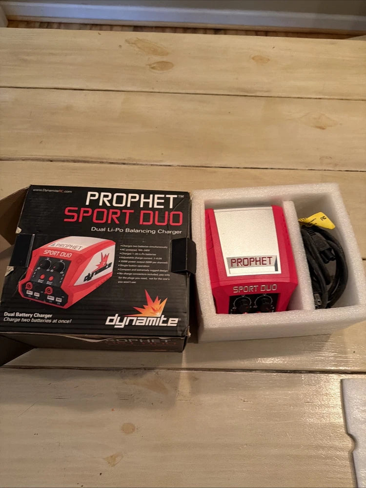 Dynamite Prophet Sport LiPo Duo 50Wx2 Dual Battery Charger Battery