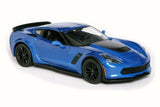 2015 Chevrolet Corvette Z06, Blue - Maisto 31133 - 1/24 Scale Diecast Model Car