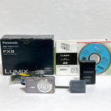 Panasonic LUMIX DMC-FX9 Compact Digital Camera Rare Color Accessories Included