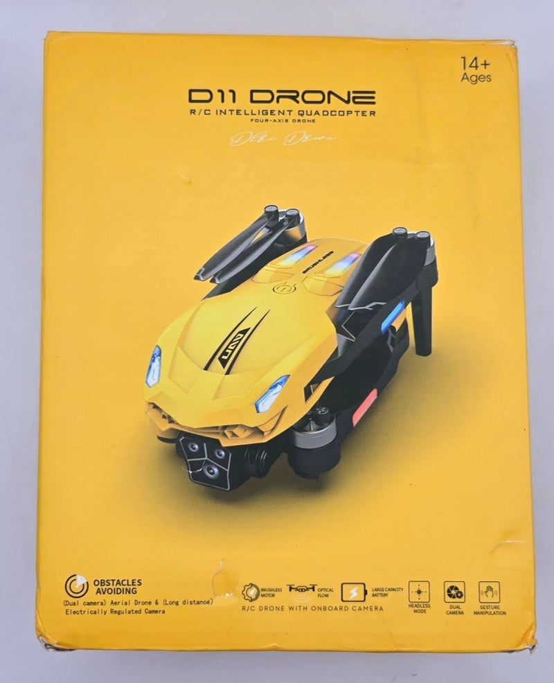 D11 Drone RC quadcopter in retail box