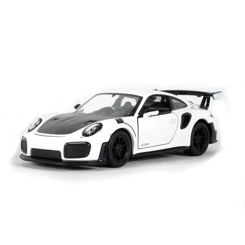 5408D 5" Kinsmart Porsche 911 GT2 RS Diecast Model Toy Car 1:36 White