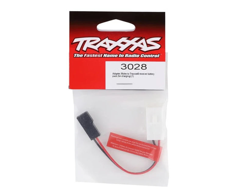 Traxxas 3028 Molex to Traxxas Receiver Battery Pack Adapter - NEW/SEALED Battery