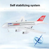 US 2.4G RC Airplane Airbus A380 Radio Remote Control Fixed-Wing RTF Glider Toy