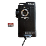Nikon KeyMission 80 black Waterproof Wearable Action Camera From Japan Used