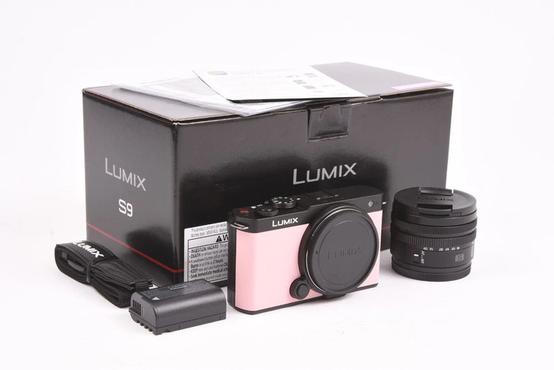 Panasonic LUMIX S9 24.2MP Camera with 18-40mm Lens (Pink) [OPEN BOX] #Z-02423