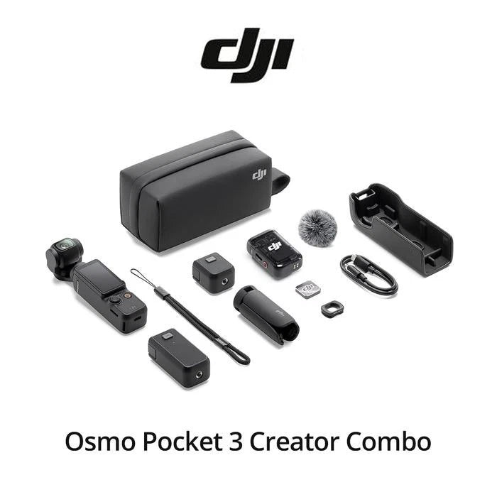 DJI Osmo Pocket 3 Creator Combo Pocket Gimbal Camera 4K 120FPS 3-Axis Stabilized