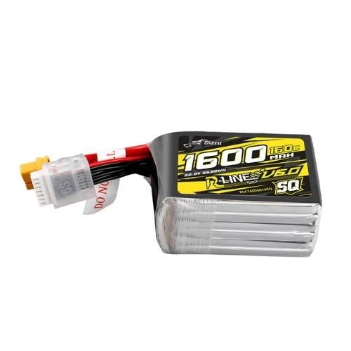 1600mAh 160C 6S 22.2V R-Line Version 6.0 SQ Lipo Battery Pack with XT60 Plug Battery