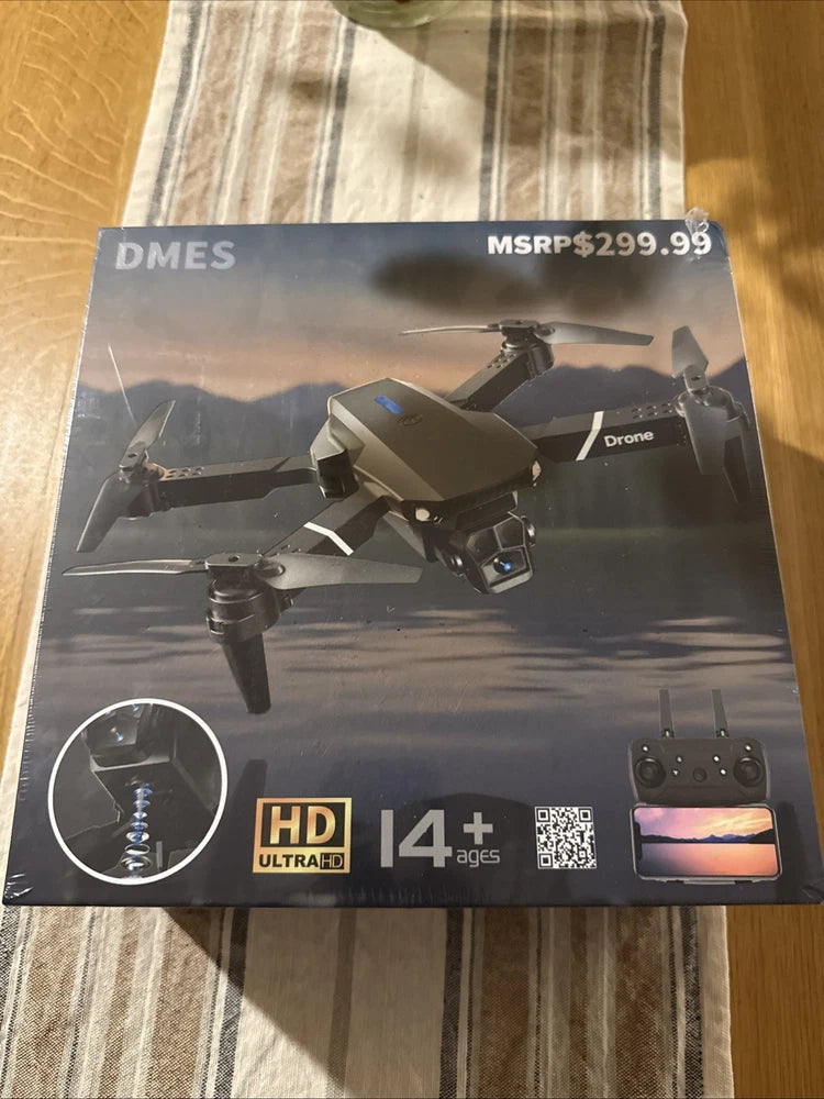 DMES P19 quadcopter drone box with HD dual-lens camera and obstacle avoidance