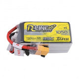 Tattu - 1050mAh 22.2V 95C 6S1P Full Size FPV Racing Quad battery with XT60 Plug Battery