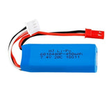 1Pack 7.4v 450mAh 20C Lipo Battery for WLtoys K969 K989 K999 P929 P939 RC Cars
