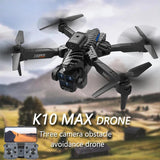 Hot K10 Max RC Drone HD 4K Plane 3 Camera Helicopter Obstacle Aircraft Kid Toy