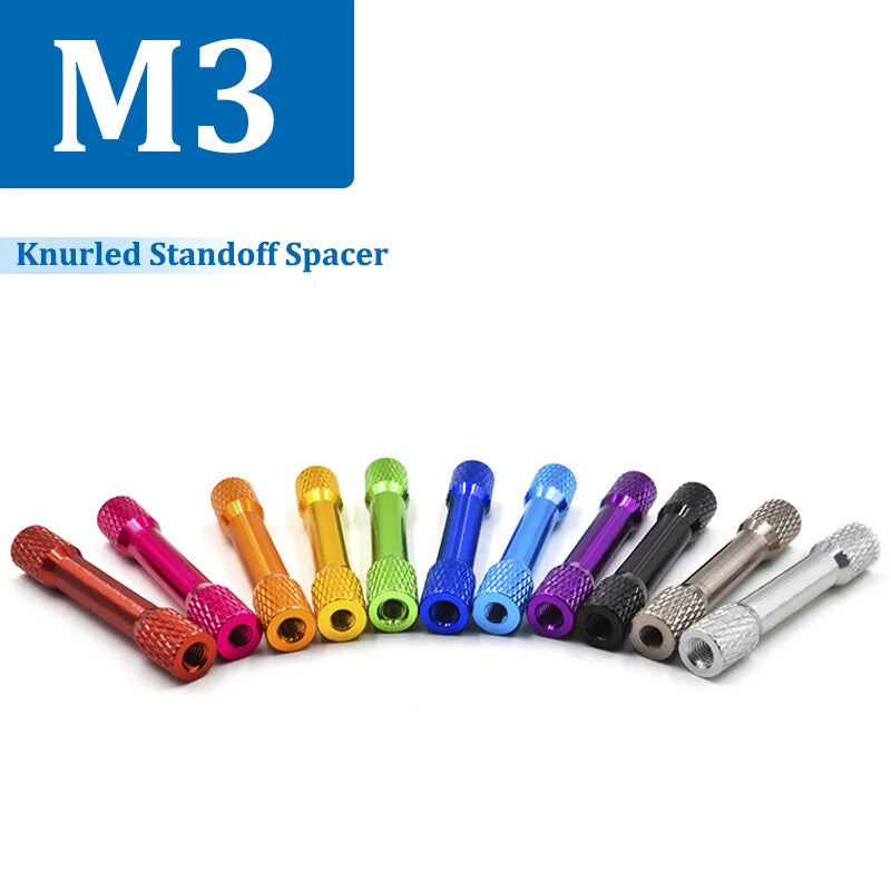 M3 Knurled Aluminum Standoff Column Spacer Pillar For FPV Drone Multicopter UAV