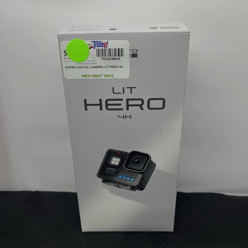 GoPro LIT HERO UHD 4K Compact Action Camera - Black