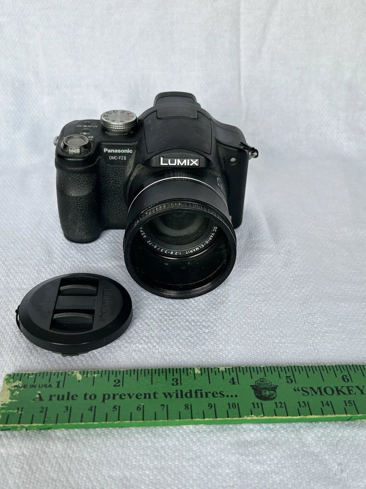 Panasonic Lumix DMC-FZ8 Black, No Accessories, AS-IS