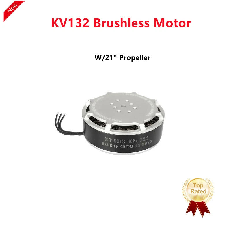 TAROT MT 6012 KV132 Brushless Motor With 21" Propellers 12S TL3009 Fits Drone