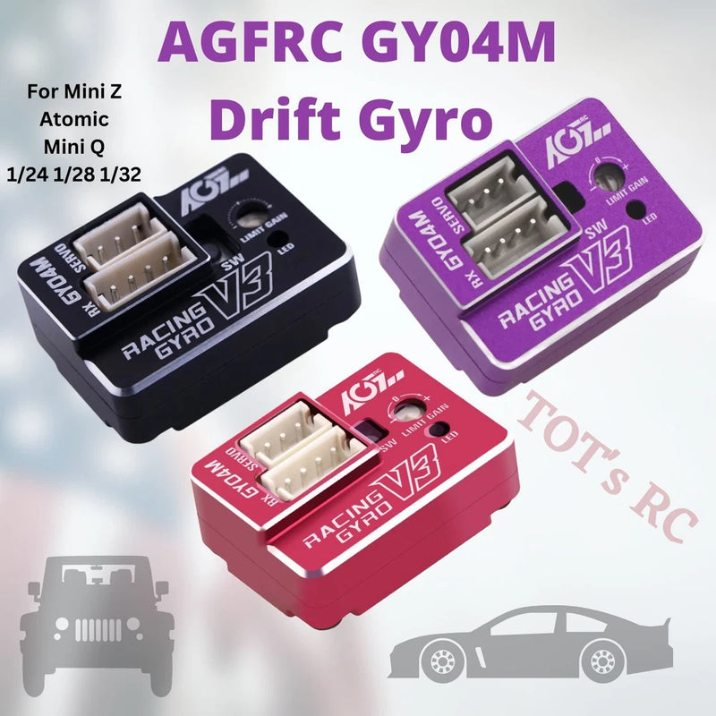 AGFRC GY04M Version 3.5 Drift/Racing Gyro for RC Cars