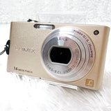 Panasonic LUMIX DMC FX66 Gold Compact Camera Tested Excellent Condition