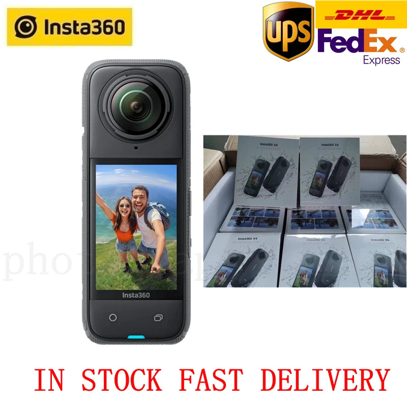 Insta360 X4 8K 360??Action Camera Wide-Angle Video Invisible Selfie Stick 135 Min