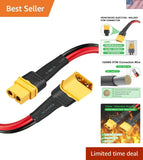 2FT XT60 Extension Cable, 12 AWG Male to Female Power Cord for RC Batteries, ... Converter