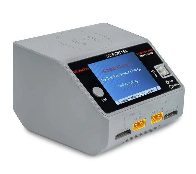 HOBBYMATE D6 Duo Pro Rc Battery With Adaptors Battery