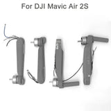 Gray front and rear motor arm replacement set with attached cables