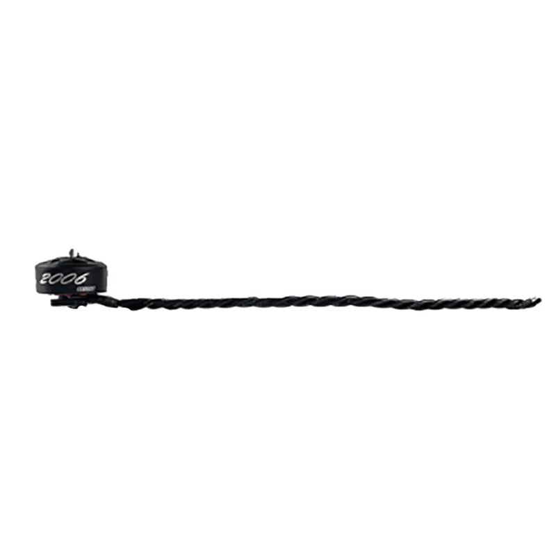 Black FPV drone motor with wiring, labeled 2006