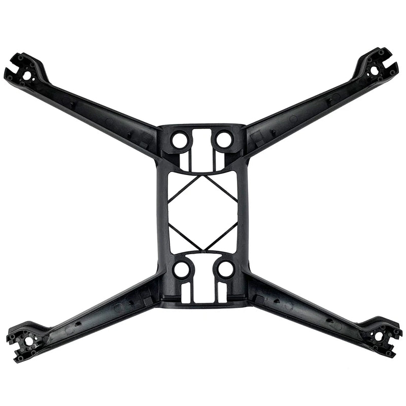 Black drone central cross replacement frame with mounting holes