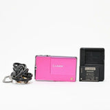 Panasonic Lumix DMC-FP1 Pink Compact Digital Camera 12.1MP From Japan