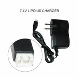 7.4V 500mA US Charger XH2.54-3P balance plug for 2S LiPo Battery RC Toy Model