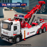 1:32 Tow Truck Metal Alloy Vehicle Recovery Model Toy Car Lorry Kids Gift