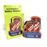 Vintage Radio Shack Micronta Battery Checker Tester, Model 22-098 Battery