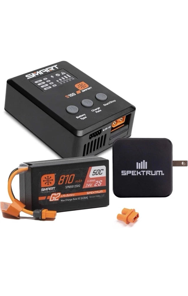 SPMXPSS210  Smart Powerstage Surface Bundle: 810mAh 2S 50C LiPo Battery (IC2)... Battery
