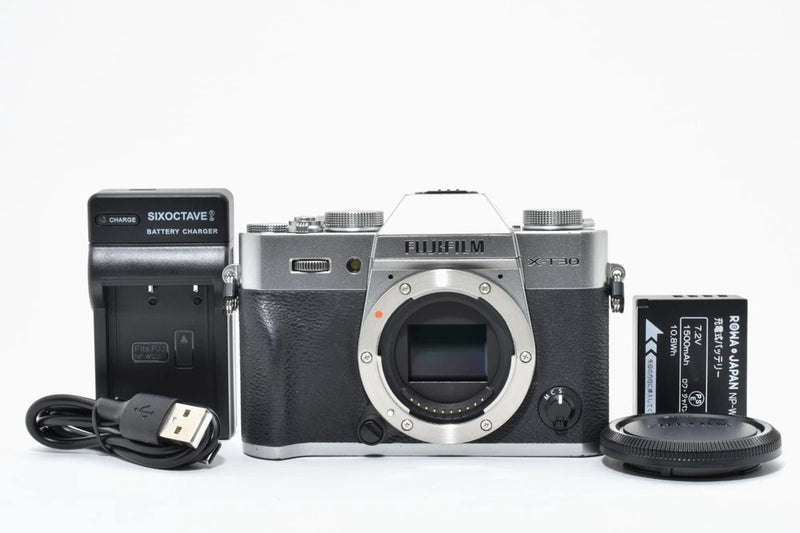 Fujifilm X-T30 II Mirrorless Digital Camera Body Silver From JAPAN (Excellent++)