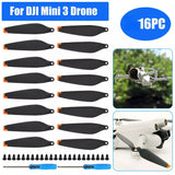 16PC Low-Noise Propellers Blades Props Wings for DJI Mini 3 Drone Accessories