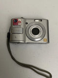 Panasonic LUMIX DMC-LS85 8.1MP Digital Camera Silver Broken Screen For Parts